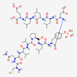 molecular formula C64H104N13O22PS B12405530 Yp537 