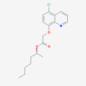 (2R)-heptan-2-yl [(5-chloroquinolin-8-yl)oxy]acetate