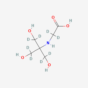 molecular formula C6H13NO5 B12405621 Tricine-d8 
