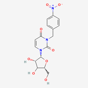 molecular formula C16H17N3O8 B12405637 N3-(4-Nitrobenzyl)uridine 