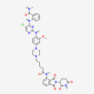 molecular formula C41H43ClN10O7 B12405660 Fak protac B5 