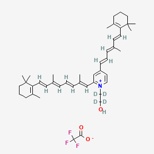 molecular formula C44H58F3NO3 B12405668 A 2E-D4 Trifluoroacetic Acid Salt 