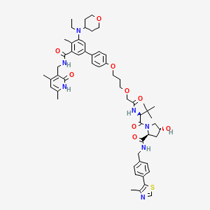 molecular formula C56H71N7O9S B12405700 YM281 