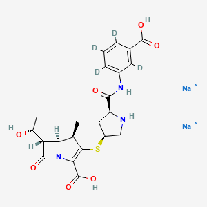 molecular formula C22H25N3Na2O7S B12405721 Ertapenem-d4 (disodium) 