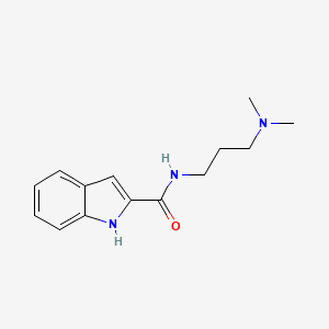 N-[3-(dimethylamino)propyl]-1H-indole-2-carboxamide