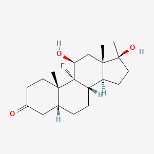 11beta,17beta-Dihydroxy-9alpha-fluoro-17alpha-methyl-5beta-androstan-3-one
