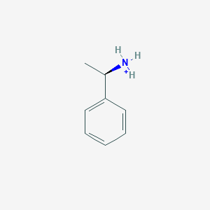 molecular formula C8H12N+ B1240594 (1r)-1-Phenylethanaminium 