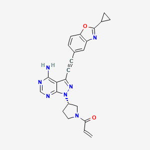 molecular formula C24H21N7O2 B12405997 Fgfr-IN-4 