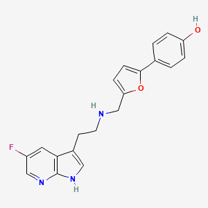 molecular formula C20H18FN3O2 B12406051 5-HT6/5-HT2A receptor ligand-2 