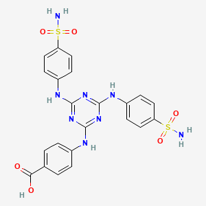 molecular formula C22H20N8O6S2 B12406089 AChE-IN-20 