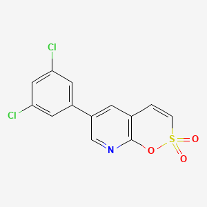 molecular formula C13H7Cl2NO3S B12406118 Caxii-IN-1 