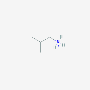 molecular formula C4H12N+ B1240612 2-甲基丙胺 