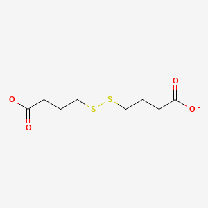 molecular formula C8H12O4S2-2 B1240616 4,4'-Dithiodibutanoate 