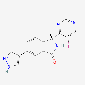 molecular formula C16H12FN5O B12406191 (S)-LY3177833 CAS No. 1627696-52-9