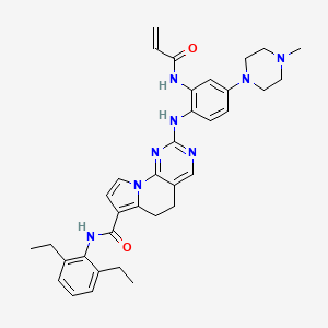 molecular formula C35H40N8O2 B12406278 RMS-07 