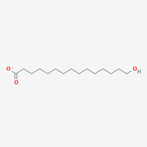 15-Hydroxypentadecanoate