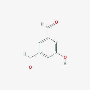 molecular formula C8H6O3 B124063 5-Hydroxy-benzene-1,3-dicarbaldehyde CAS No. 144876-14-2