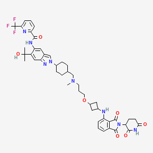 molecular formula C45H51F3N8O7 B12406416 KTX-582 