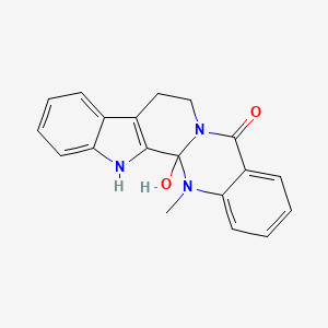 molecular formula C19H17N3O2 B12406441 1-Hydroxy-21-methyl-3,13,21-triazapentacyclo[11.8.0.02,10.04,9.015,20]henicosa-2(10),4,6,8,15,17,19-heptaen-14-one 
