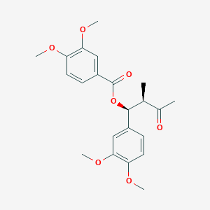 molecular formula C22H26O7 B12406482 Schibitubin I 
