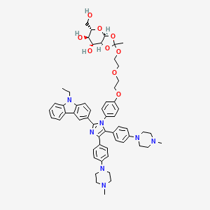 molecular formula C57H67N7O9 B12406491 Anticancer agent 84 