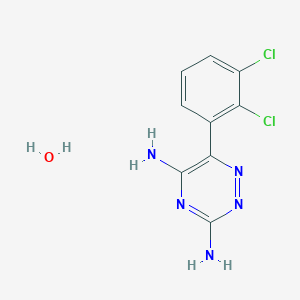 molecular formula C9H9Cl2N5O B12406493 Lamotrigine hydrate 