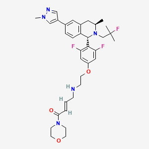 molecular formula C34H42F3N5O3 B12406500 ER degrader 2 