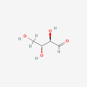 molecular formula C4H8O4 B12406511 D-Erythrose-d2 