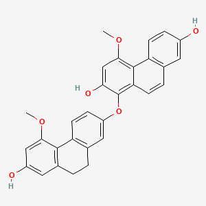 molecular formula C30H24O6 B12406588 Blestrin D 