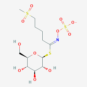 Glucopyranose, 1-thio-, 1-(5-(methylsulfonyl)valerohydroximate) NO-(hydrogen sulfate), monopotassium salt, beta-D-