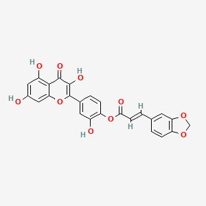 molecular formula C25H16O10 B12406699 KCa1.1 channel activator-1 
