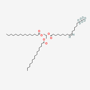 molecular formula C51H96O6 B12406745 15:0-18:1-15:0 TG-d7 