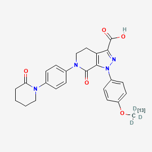 Apixaban acid-13C,d3