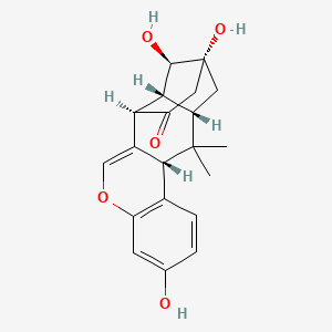 molecular formula C20H22O5 B1240681 Deoxymiroestrol 