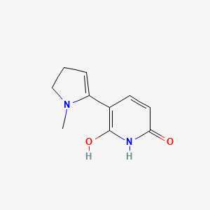 molecular formula C10H12N2O2 B1240684 2,6-二羟基-N-甲基肌碱 