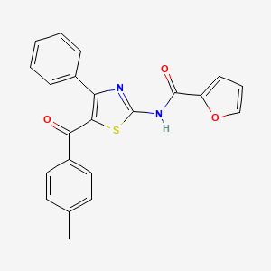 molecular formula C22H16N2O3S B12406848 A1/A3 AR antagonist 2 