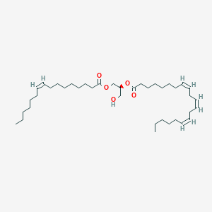 molecular formula C39H68O5 B1240687 DG(16:1(9Z)/20:3(8Z,11Z,14Z)/0:0) 