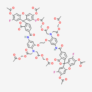 molecular formula C84H66F4N4O34 B12406892 FG 488 BAPTA-2 AM 