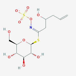 molecular formula C12H20NO10S2- B1240690 2-Hydroxy-4-pentenylglucosinolate 