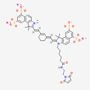 molecular formula C51H51K3N4O15S4 B12406915 Sulfo-Cy7.5 maleimide 