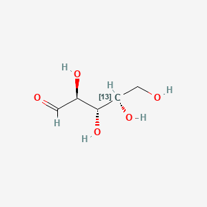 molecular formula C5H10O5 B12406944 D-Lyxose-13C-1 