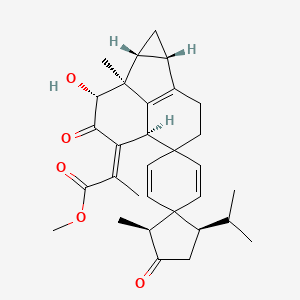 molecular formula C31H38O5 B12406945 Chlorfortunone A 