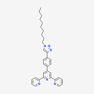 molecular formula C33H36N6 B12407008 Anticancer agent 54 