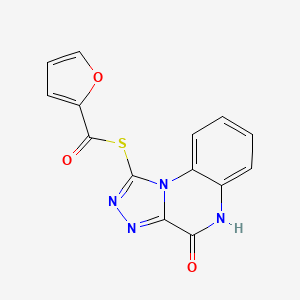 molecular formula C14H8N4O3S B12407020 Topoisomerase II inhibitor 8 