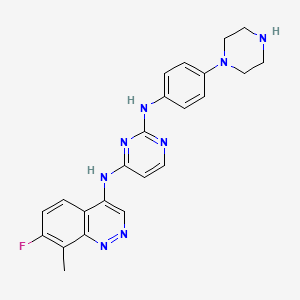 molecular formula C23H23FN8 B12407024 Alk5-IN-25 