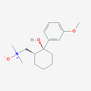 molecular formula C16H25NO3 B1240704 Tramadol N-Oxide 