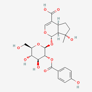 molecular formula C23H28O12 B1240711 Negundoside CAS No. 82451-20-5