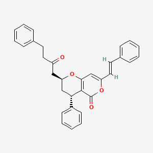 molecular formula C32H28O4 B1240714 katsumadain A 