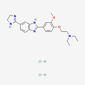 molecular formula C23H31Cl2N5O2 B12407141 Antitrypanosomal agent 7 