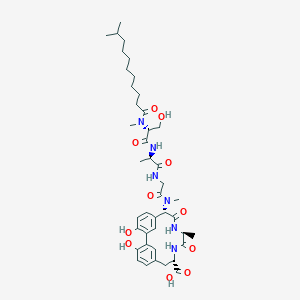molecular formula C42H60N6O11 B1240715 Arylomycin A2 
